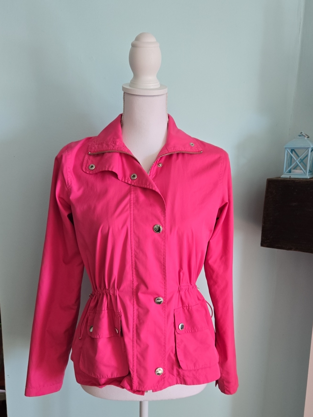 Lauren Ralph Lauren Pink Spring Rain Resistent Jacket S/P